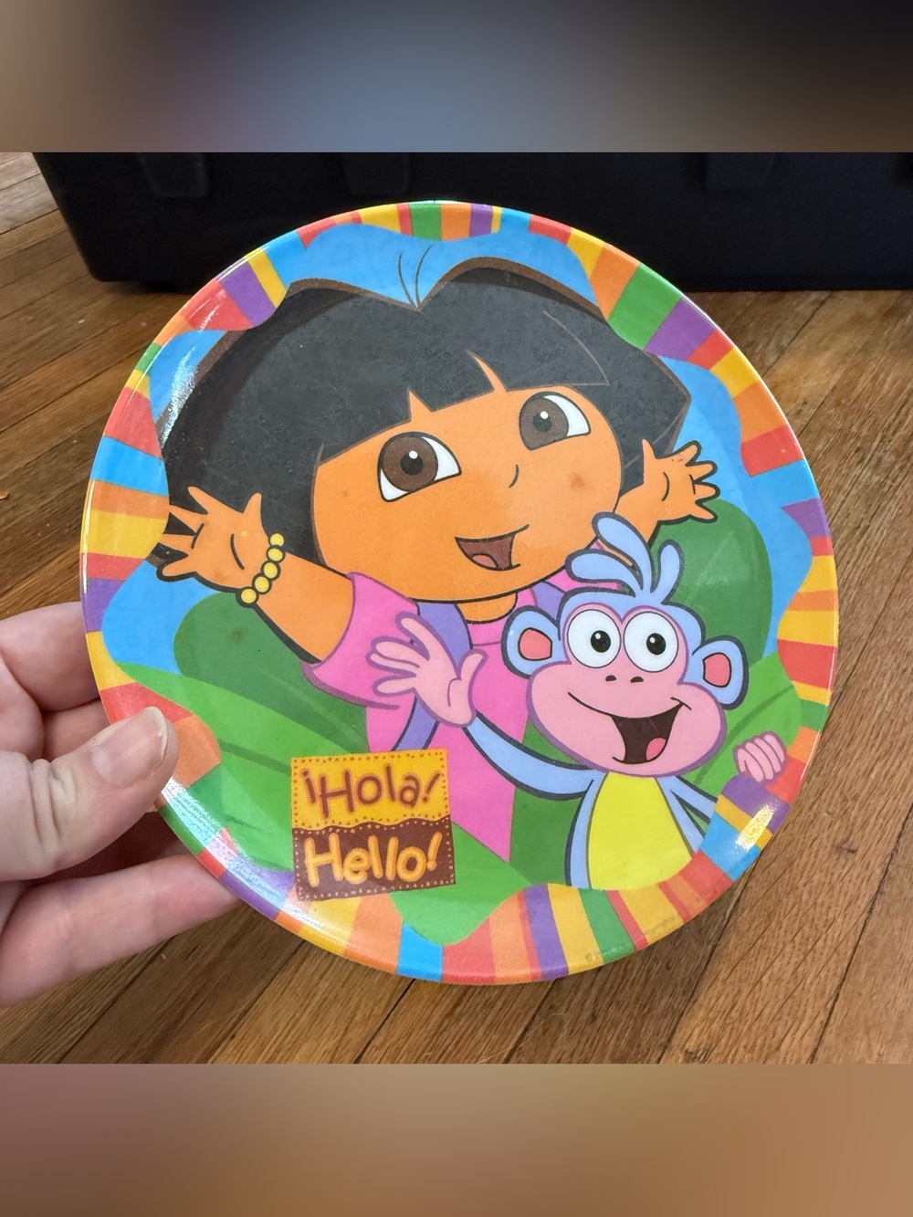 Nickelodeon Vintage Dora & Boots Melamine Plate